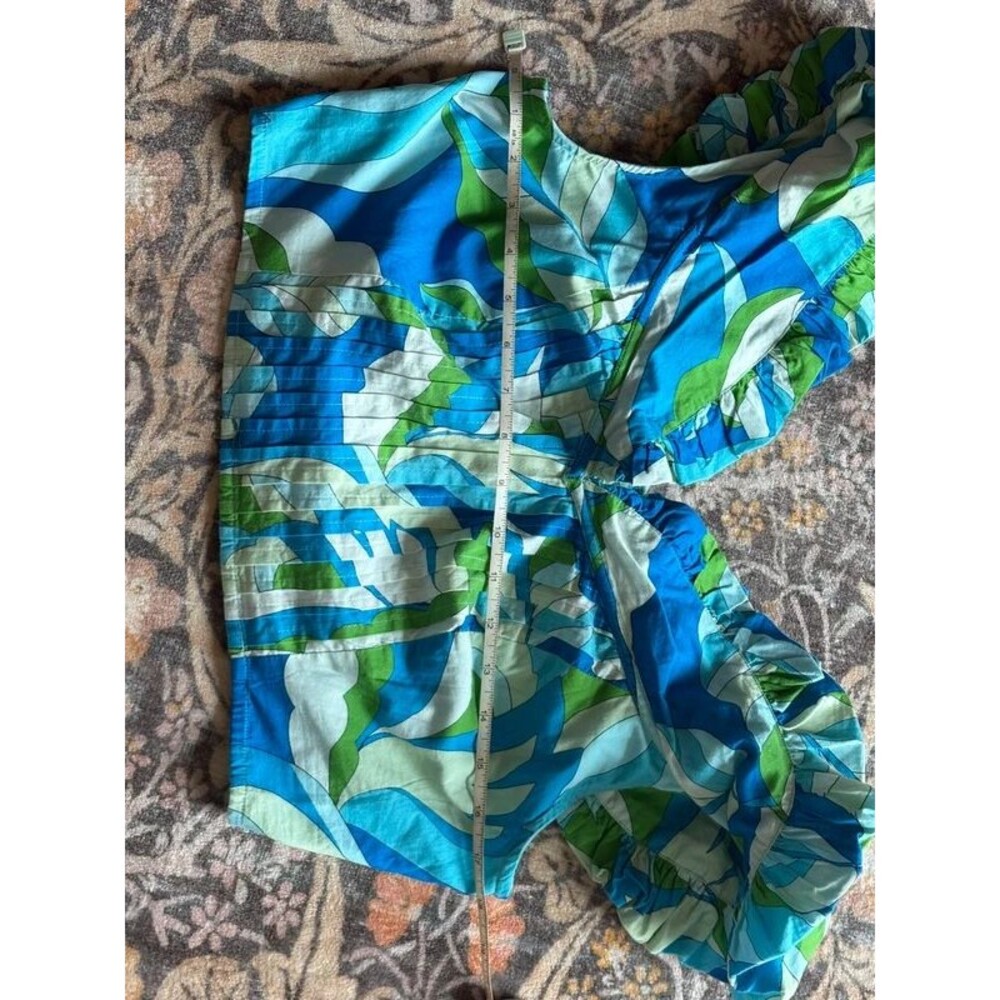 Anthropologie Maeve off the shoulder cotton crop going out top NWT small - Picture 7 of 8